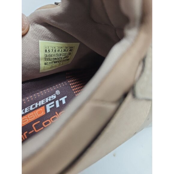 Skechers Classic Fit Air-Cooled Memory Foam Men's Shoes Size 8.5 SN65474 - Picture 6 of 7